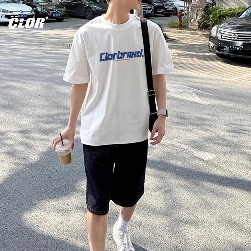 CLORT C007 Unisex Pure Cotton Loose-Fit T-Shirt