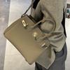 Borsa di alta qualità togo con motivo litchi color platino moda europea e americana borsa a tracolla messenger borsa a mano transfrontaliera donna