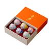 Enamel Color Tea Cup Ceramic Master Cup Palace Style National Trend Retro Tea Bowl Household Kung Fu Tea Cup6Gift Box
