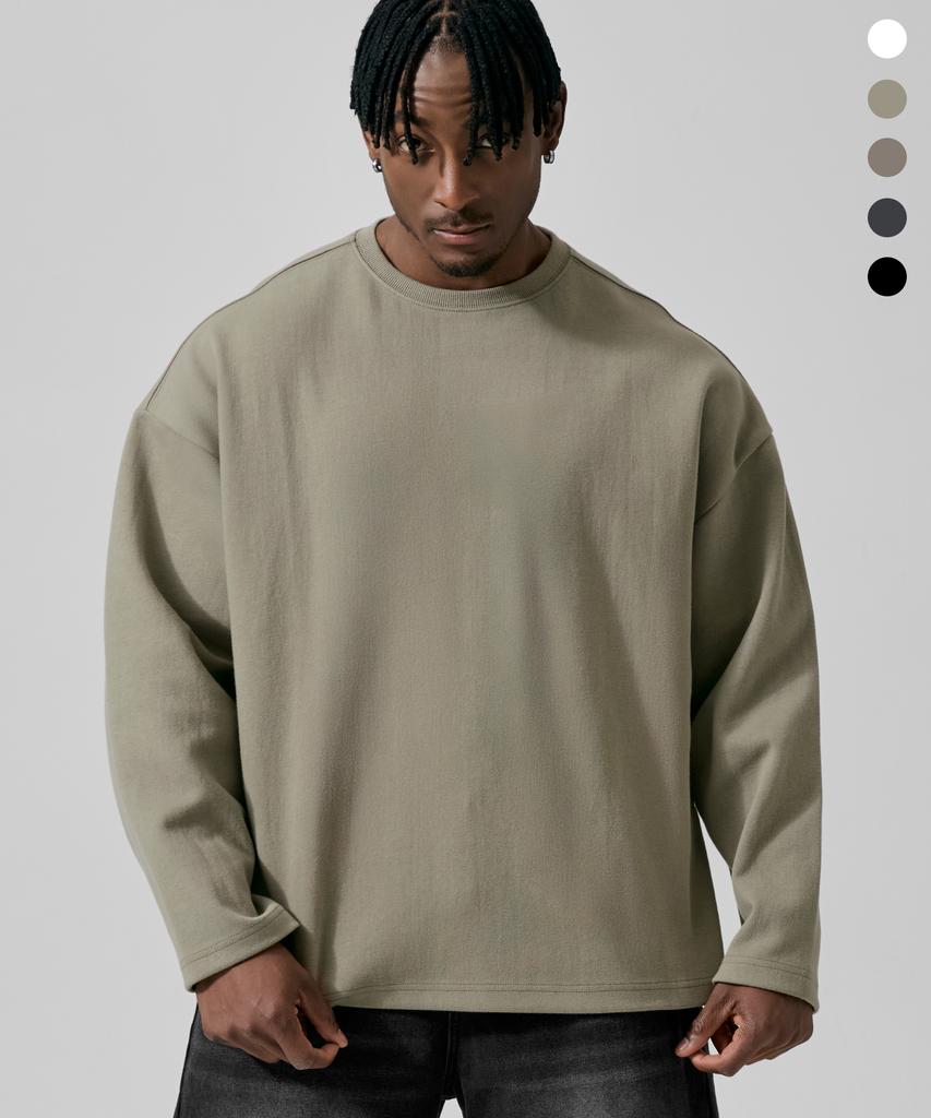 DRIX Special Double-Sided Oversized Long Sleeve T-Shirt_5 Colors