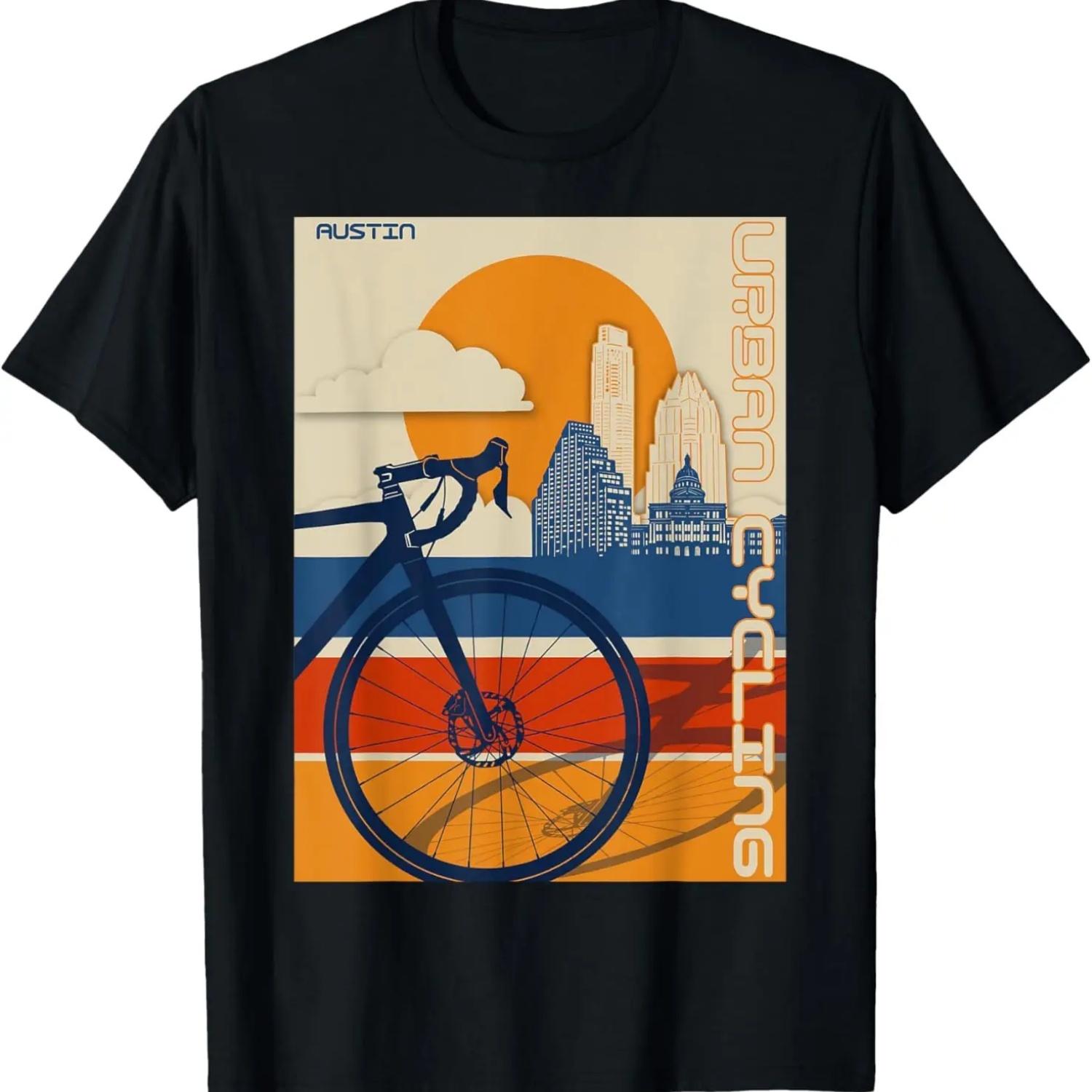 austin cycling Biking bmx texas T-Shirt S чёрный