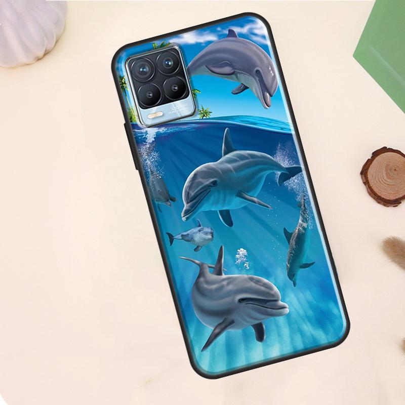 

Ocean Dolphin Case For Realme 15 Pro GT7 GT6 C75 C65 C67 C61 C53 C55 C51 C35 C63 C71 11 12 13 14 Pro Plus Realme GT7 Pro