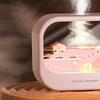 Aroma Diffuser with Landscape, 7 Color Flame Humidifier, 250ml Essential Oil Diffuser with Auto Shut Off, Quiet Mist Humidifier for Home