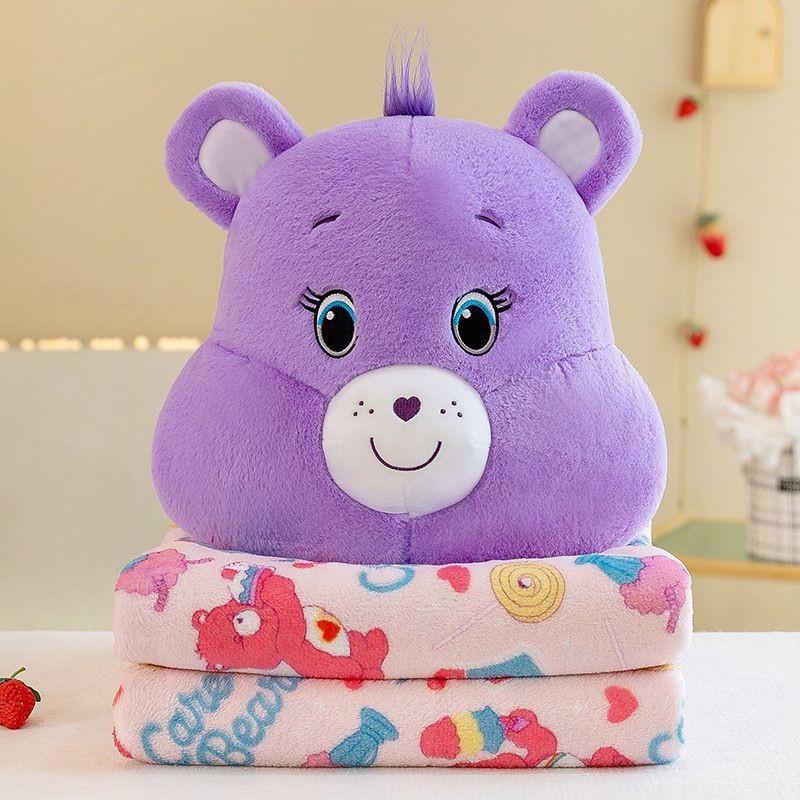Adorable Animal Plush Bear Hand Warmer With Soft Blanket And Supportive Pillow Design