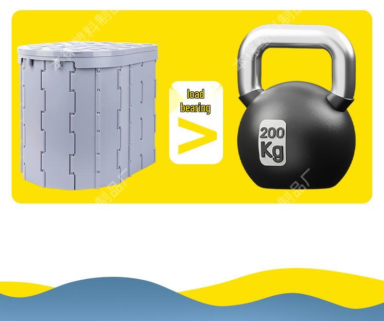 Toaletă Portabilă Pliabilă pentru Excursii în Aer Liber și cu Mașina – Ideală pentru Doamne și Adulți