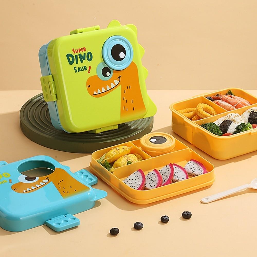 1660ml Capacity Microwaveable Lunch Box Cartoon Picnic Box  Outdoor Activities