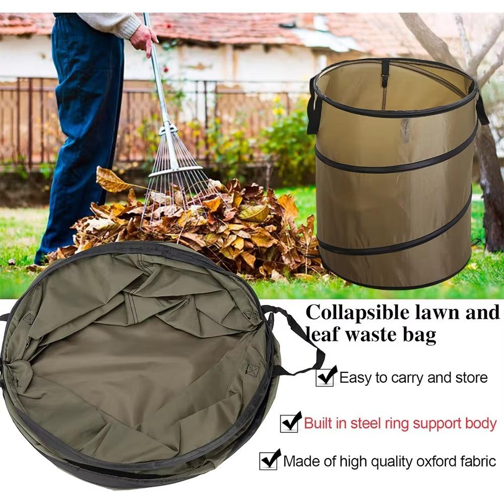 Oxford Durable Trash Can Foldable Camping Trash Can Portable Pop-up Trash Can Portable