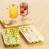32/64 Grids Press Type Ice Cube Tray With Lid And Storage Box Ice Cube Maker Mold For Home Use Reusable Ice Cube Mold For Cockta