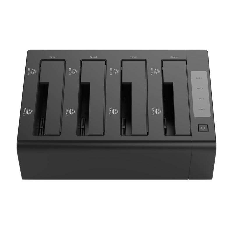 ORICO 6648US3-C Stacja dokująca USB 3.0 z czterema slotami na HDD z funkcją klonowania offline 1-do-3