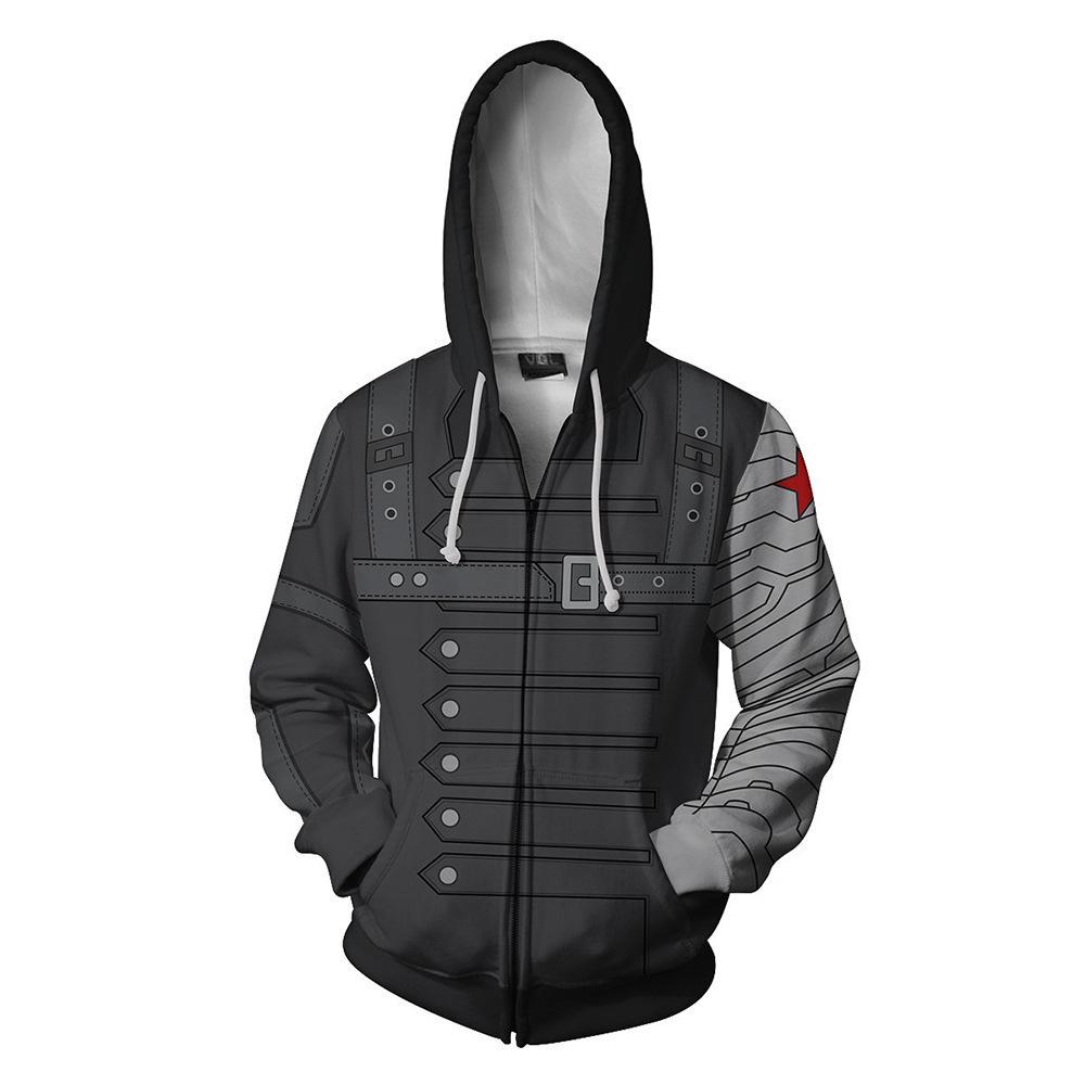 New, animation sweater, steel alchemist, Edward 3D printed sweater zipper cardigan animation periphery