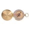 Gold Color Outdoor Compass Copper Camping Compass High-Grade Portable Pocket Compass  Navigation