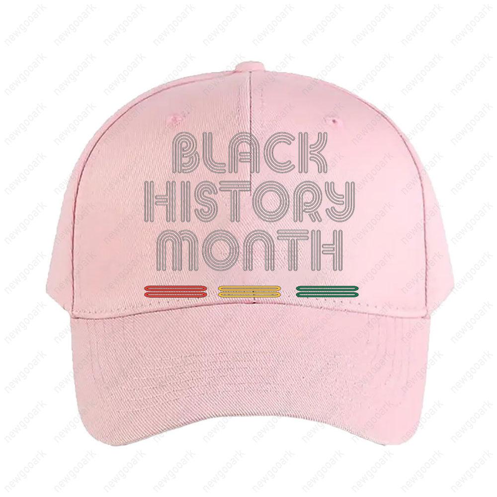 Black History Month BHM Day Cap Adult Graphic Baseball Cap Adjustable Streetwear Women Unisex Fashion Baseball Caps Peaked Hat