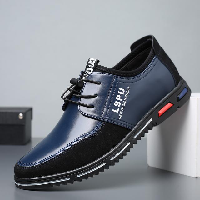 High Quality  Big Size Casual Shoes Men Formal Business Men Casual Shoes Breathable Fashion Trend Casual Men Shoes Black