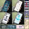 Stripes Anchor Boat Ship Case For Oppo A15 A80 A60 A40 A94 A54 A98 A78 A18 A38 A58 A16 A76 A96 A17 A77 A74 A57S Cover