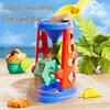 Seaside Sand Play Set: Children's Beach Toys with Shovel, Sand Timer, and Car Bucket