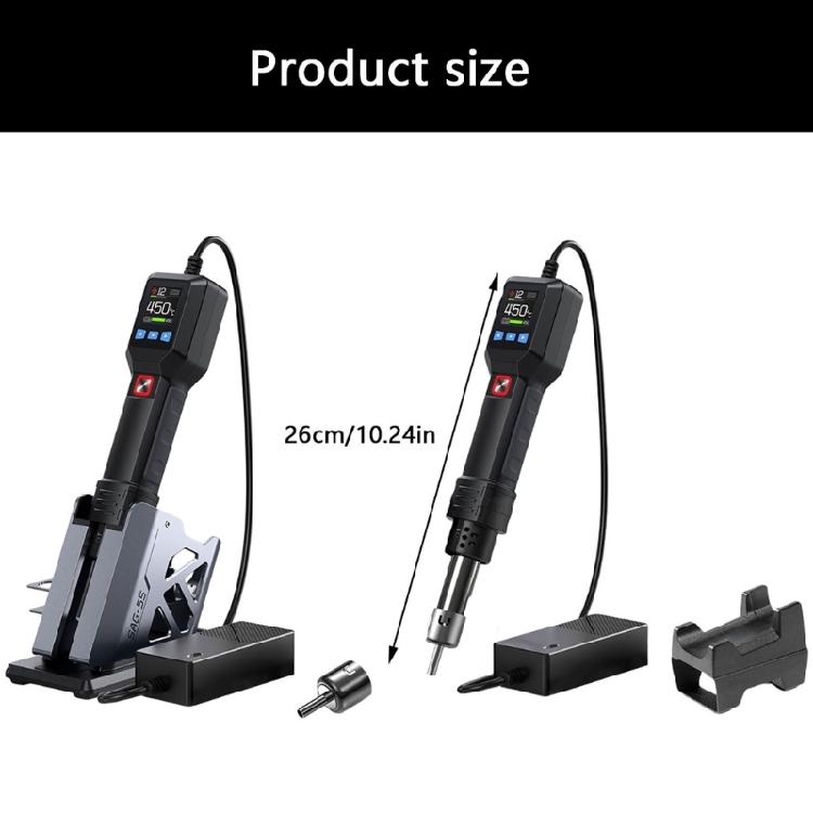 SAG55 550W With Stand BGA Rework LCD Digital Blower Soldering Heater Handheld Hot Air Blower Soldering Repair Tool