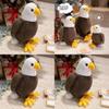 Animal Plush Toy Bald Eagle Figurine With Pp Cotton Filling For Collectors And Kids