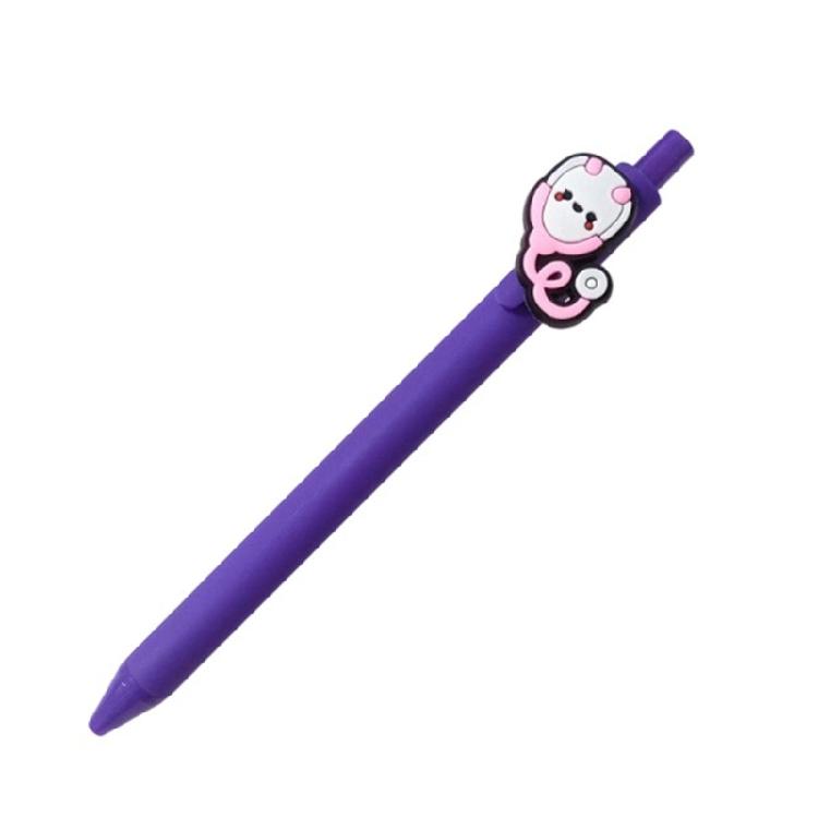 Neuartiger Gesundheits-Gelstift 0,5 MM Spitze Einziehbarer Gelstift Schnelltrocknend Glattes Schreiben zum Schreiben Notieren Journaling