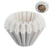 50-Count Basket-Style Paper Coffee Filters, 45mm Diameter, for 1-4 Cups, Original Wave-Shaped Filters, Disposable Paper Coffee Filters, Home Basket Co
