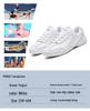 Yingrui Women's White Leather Aerobic Cheerleading Shoes, Soft Sole Training and Competition Footwear