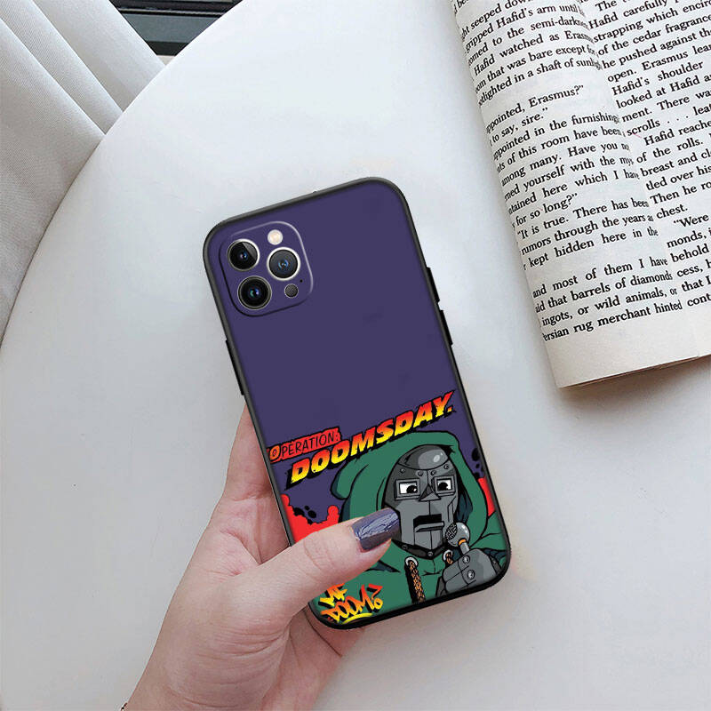 MH89 MF DOOM Phone Shell Case for iPhone 7 8 11 12 13 14 15 16 17 16E XS Pro Max XR X SE Air