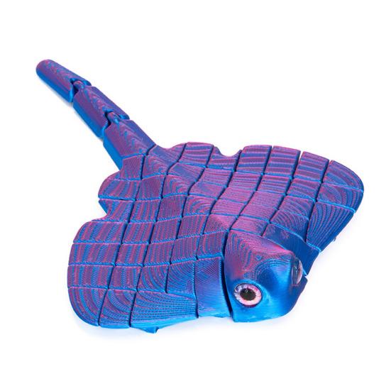 Figurinha de Peixe-Morcego Impressa em 3D Modelo de Animal Marinho Colecionável para Crianças Adultos Decoração de Mesa Executiva para Casa/Escritório