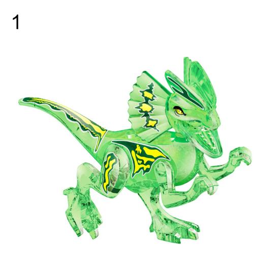 DIY 3D Dinosaur Model Crystal Puzzles Building Blocks Education Kids Toy Gift