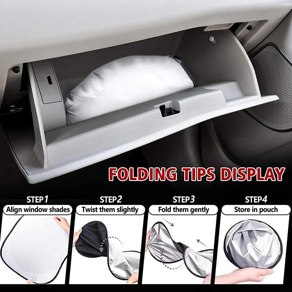 150x70cm Car Sunshade Sun Visor Shade Front Protection Rear Window Film Windshield Cover Uv Protect Reflector Car-styling