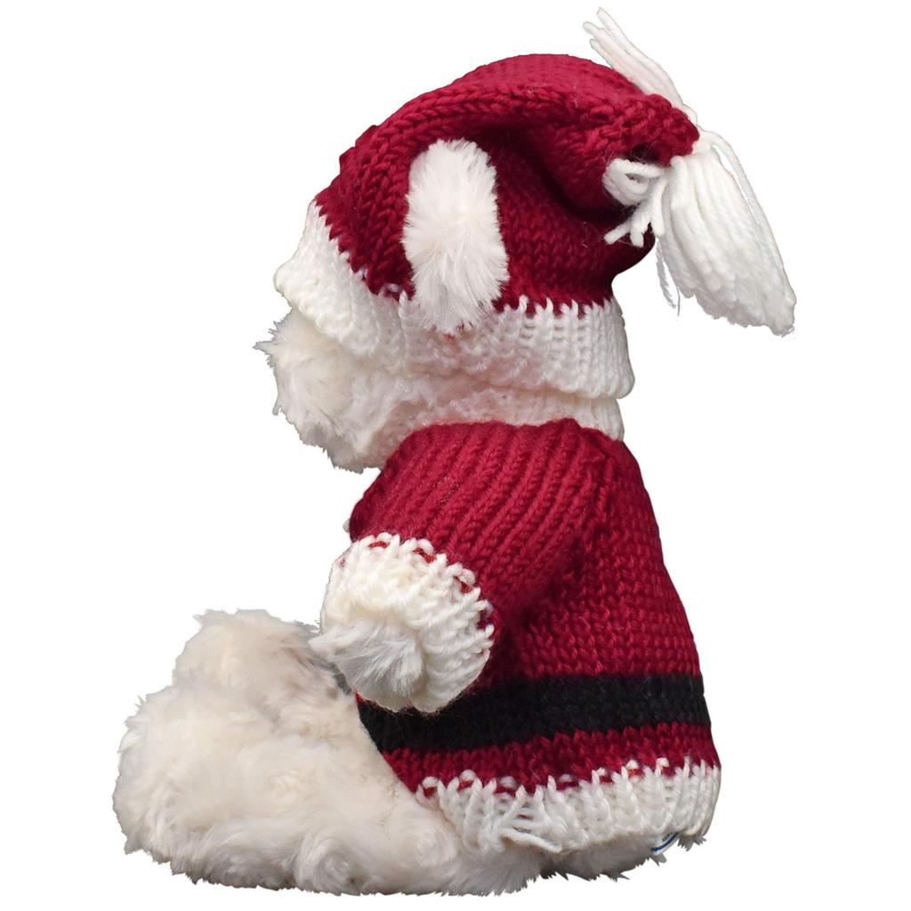 S020122 Santa's Factory Christmas Sweater Bear Santa L
