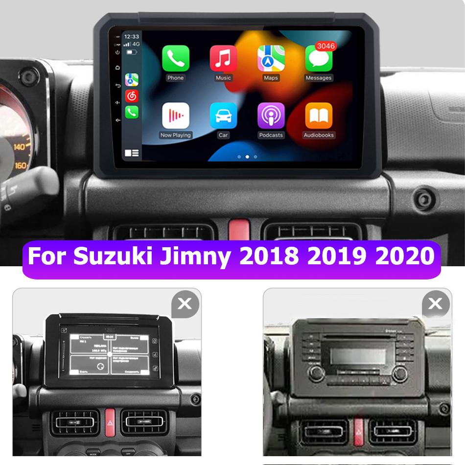 2din 8G+128G IPS 9inch Android10 Car Radio Multimedia Player Carplay Auto GPS Navigation DSP BT For Suzuki Jimny 2018 2019 2020