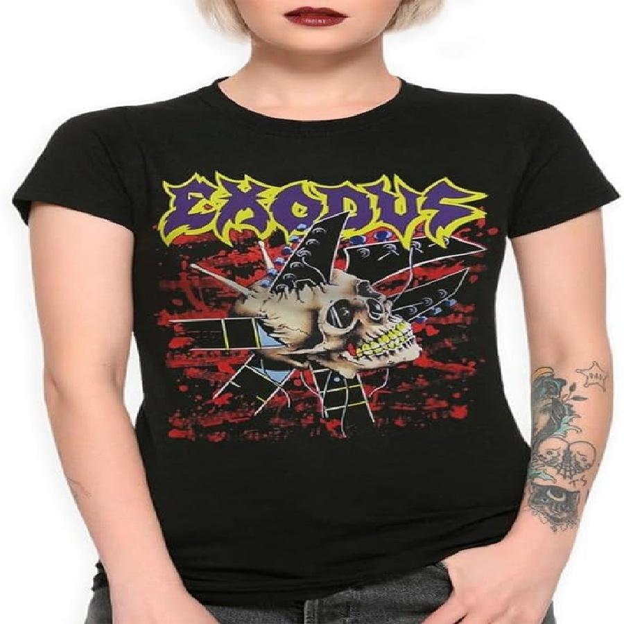 Charlie Foxtrot Exodus Band Women s T-Shirt XXXXXL чёрный