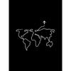 European Size Male Map Pattern Spring Summer Autumn Casual Crew Neck Short T-Sleeve