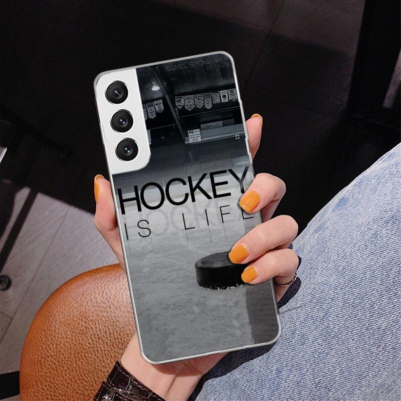 Ice Hockey Rink Sport Phone Case For Samsung Galaxy S24 S25 Edge S26 Ultra S23 S22 S21 Plus S20 FE + Personalized Print Cover Ga