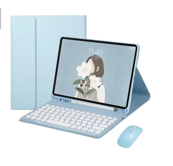 Wireless Magic Bluetooth Keyboard for IPad Air 6th Case 11 Russian Korean Hebrew Arabic Spanish Keyboard Tablet Cover Funda