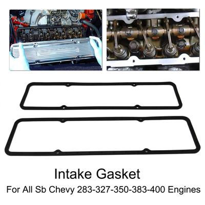 Paire de pièces de rechange pour moteurs de voiture, couvercle de Valve d'admission, joints de noyau en caoutchouc et en acier pour Chevy Chevrolet SBC 283 305 327 350 383 400