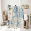 blue and white print Blanket Soft Throw Blanket for Home Bedroom Bed Sofa Picnic Travel Office Rest Cover Blanket Gift