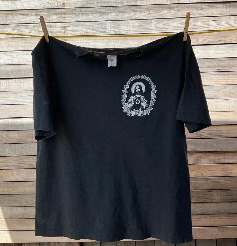Vintage 90s Jesus Christ Graphic T-Shirt Size black tee S-3XL XL