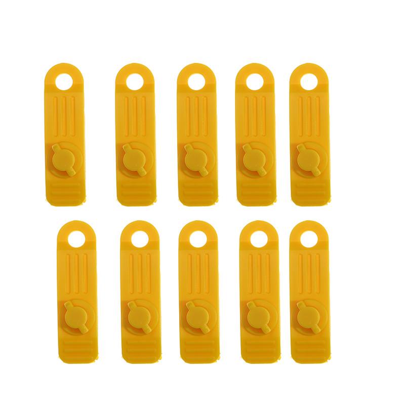 10PCS Outdoor Tarpaulin Clips Camping Tents Awning Wind Rope Clamp Equipment Plastic Clip Buckle Fixed Jaw Grip Hook Accesorios
