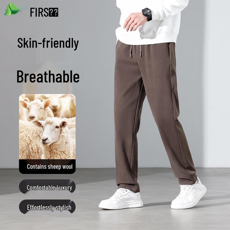 

FIRS Men s Wool Blend Casual Stretch Pants 3XL