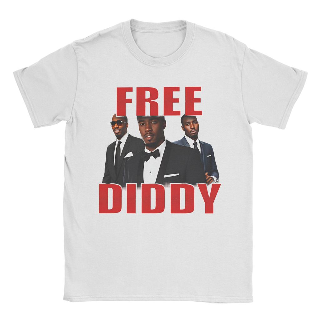 2026 T-shirt GRATUITA DIDDY Estate Moda T-shirt Uomo Cotone Girocollo Taglie Forti Abbigliamento Manica Corta Top Fantastici