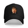 Derek Zoolander Face Print Baseball Cap Classic Black Adjustable Hat with Iconic Movie Character Design for Fashion Fans