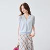 Srcr French Style Silk Blend Short Sleeve Cardigan