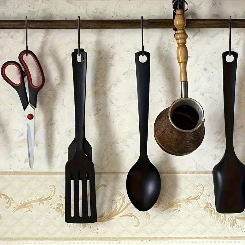 20pcs Metal S Hooks - Rust-Resistant Wall Hooks with Non-Slip Design, Space-Saving Solution for Kitchen, Garden, Wardrobe & Plant Organization