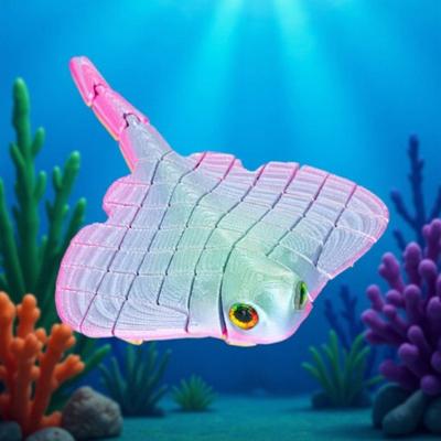 3D Printed Batfish Figurine Collectible Ocean Animal Model for Kids Adults Home Office Executive Desk Decor