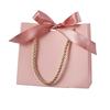 20pcs Pretty Pink Kraft Gift Bag Gold Present Box for Gift  Books Packaging Gold Handle Paper Box Bags Kraft Paper Gift Bag