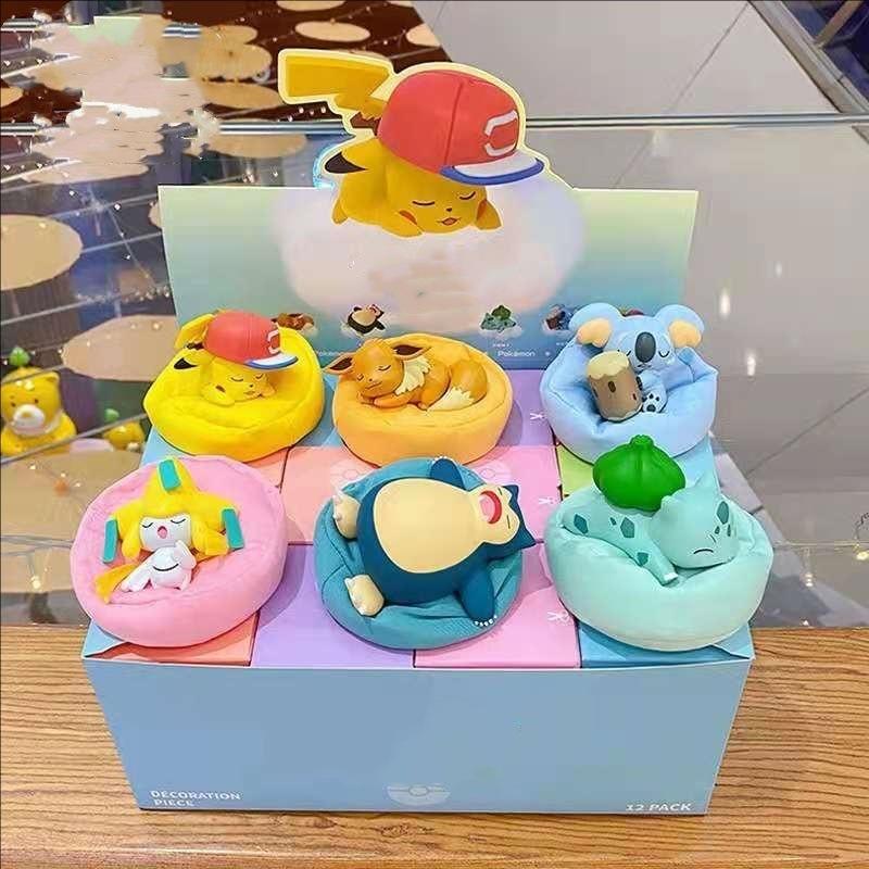 New Dreamy Pok Mon Pok Mon Blind Box Pikachu Kirby Beast Hand Office Cute Desktop Decoration Small Ornament Doll Gift