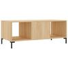  Coffee Table, Sonoma Oak, 102x50x40cm, Wood-based Material