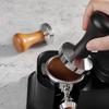 Coffee Powder Press 51/53/58mm Wooden Handle With Stainless Steel Base For Concentrated Espresso Durable Kitchen