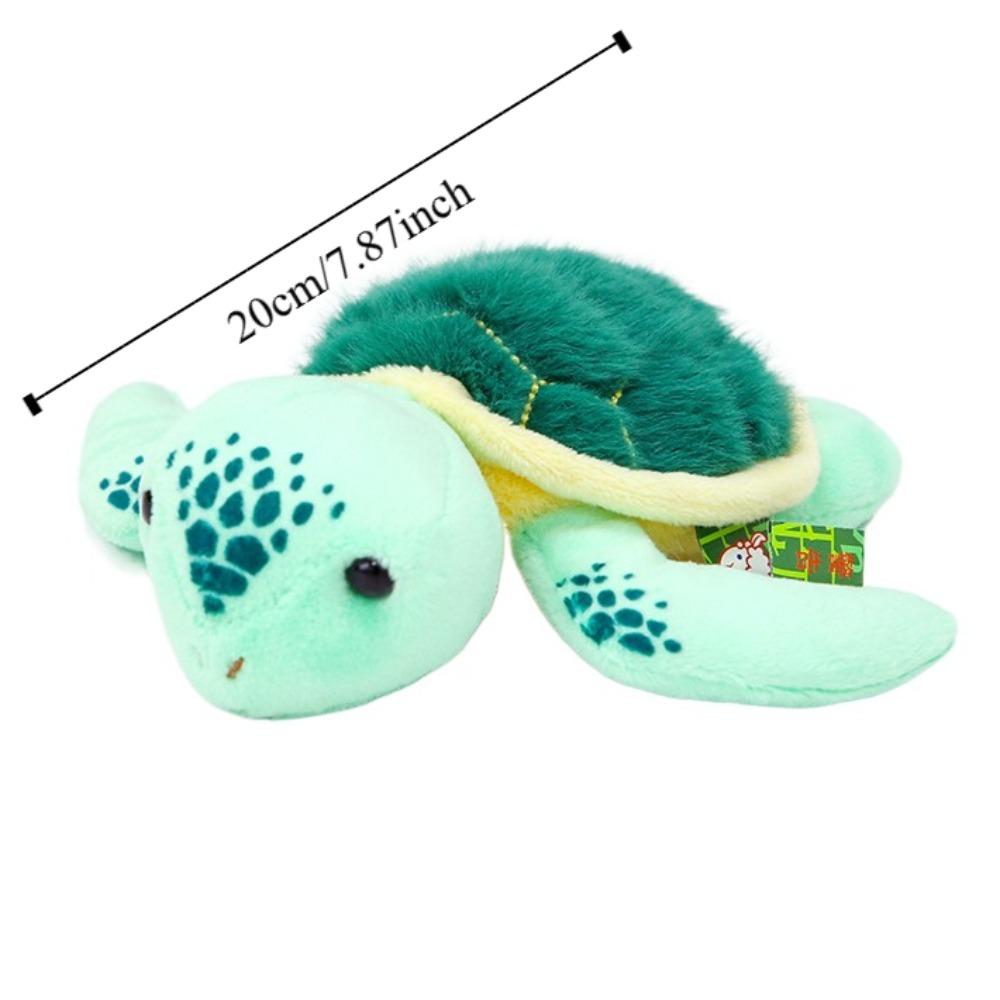 Marine Animal Tortoise Plush Toy Fluffy Little Cat Plush Doll  Children Gift