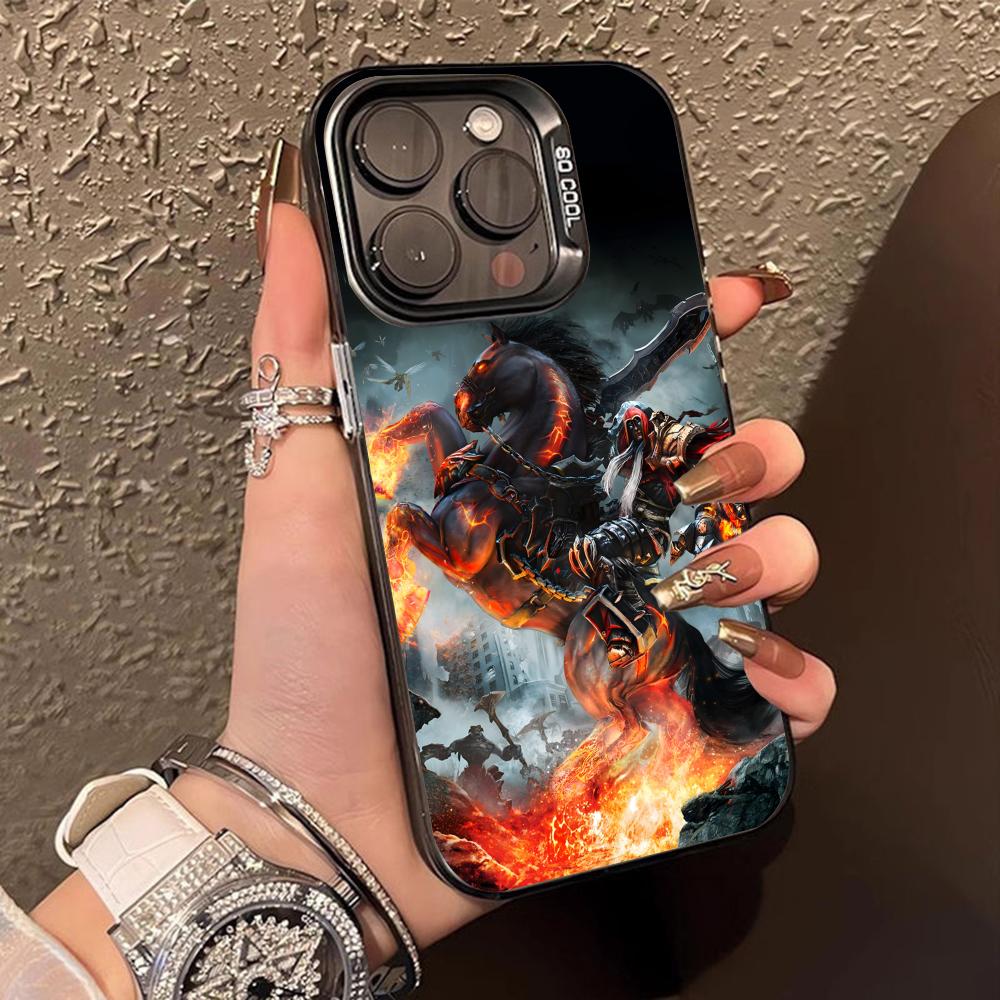 Game Darksiders Mobile Phone Case for iPhone 17 16 15 14 13 12 11 X XR XS 8 7 Air Pro Max Plus Translucent Colorful Cover Luxury
